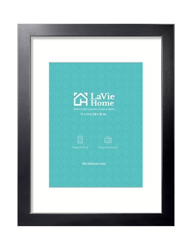 LaVie Home Picture Frame Black, Puzzles Frame for Wall Decoration, Classic Black Minimalist Style Suitable for Decorating Houses, Offices, Hotels, Puzzles Posters Photos or Artwork(1 Pack)