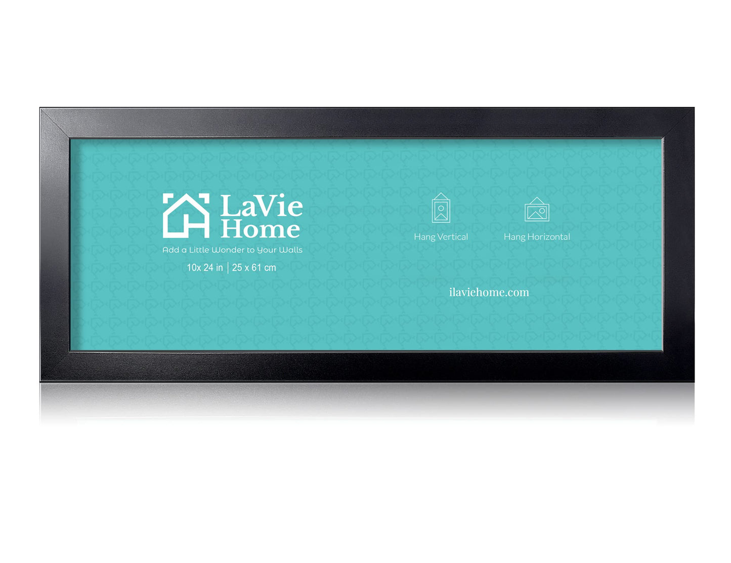 LaVie Home Picture Frame Black, Puzzles Frame for Wall Decoration, Classic Black Minimalist Style Suitable for Decorating Houses, Offices, Hotels, Puzzles Posters Photos or Artwork(1 Pack)