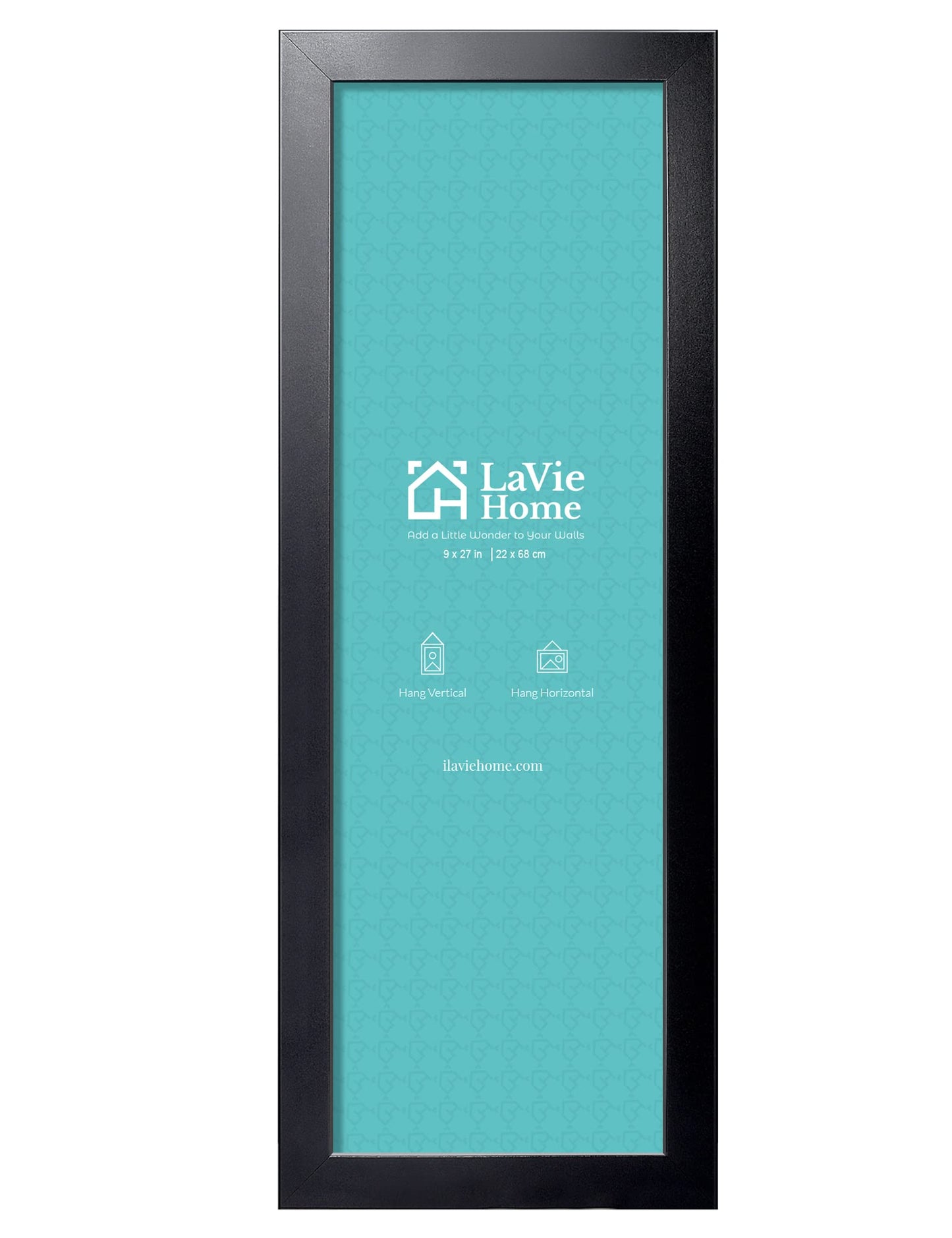 LaVie Home Picture Frame Black, Puzzles Frame for Wall Decoration, Classic Black Minimalist Style Suitable for Decorating Houses, Offices, Hotels, Puzzles Posters Photos or Artwork(1 Pack)