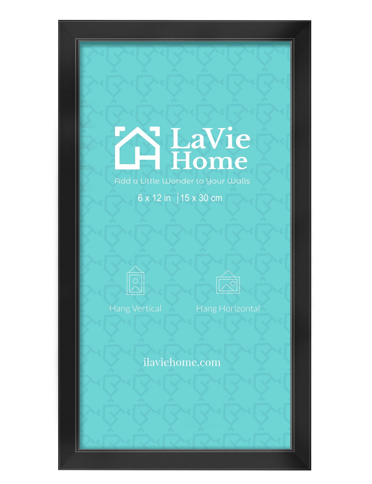 LaVie Home Picture Frame Black, Puzzles Frame for Wall Decoration, Classic Black Minimalist Style Suitable for Decorating Houses, Offices, Hotels, Puzzles Posters Photos or Artwork(1 Pack)