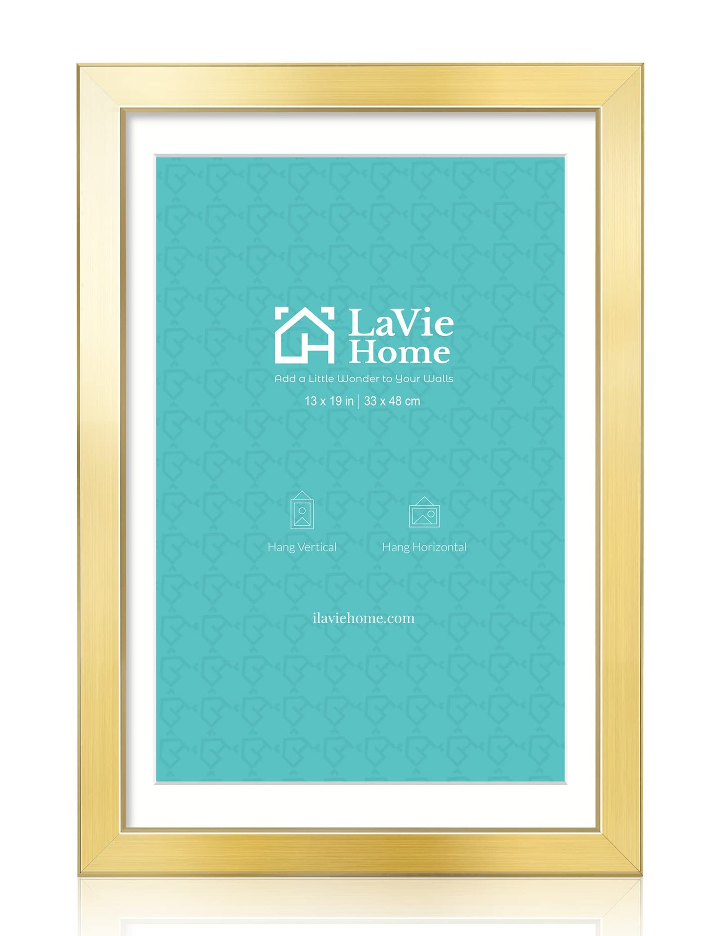 LaVie Home Picture Frame Black, Puzzles Frame for Wall Decoration, Classic Black Minimalist Style Suitable for Decorating Houses, Offices, Hotels, Puzzles Posters Photos or Artwork(1 Pack)