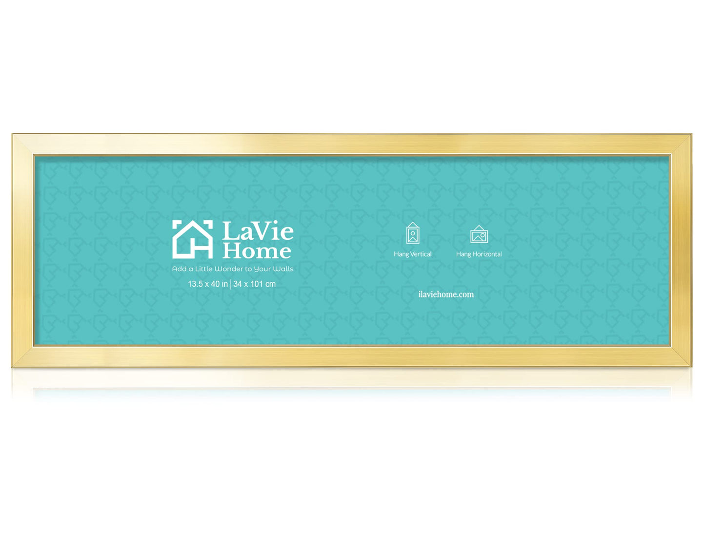 LaVie Home Picture Frame Black, Puzzles Frame for Wall Decoration, Classic Black Minimalist Style Suitable for Decorating Houses, Offices, Hotels, Puzzles Posters Photos or Artwork(1 Pack)