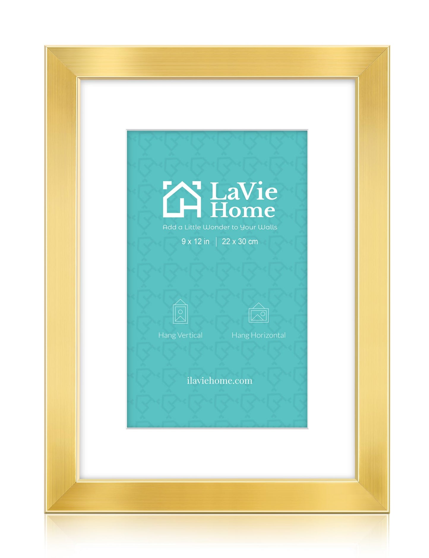 LaVie Home Picture Frame Black, Puzzles Frame for Wall Decoration, Classic Black Minimalist Style Suitable for Decorating Houses, Offices, Hotels, Puzzles Posters Photos or Artwork(1 Pack)