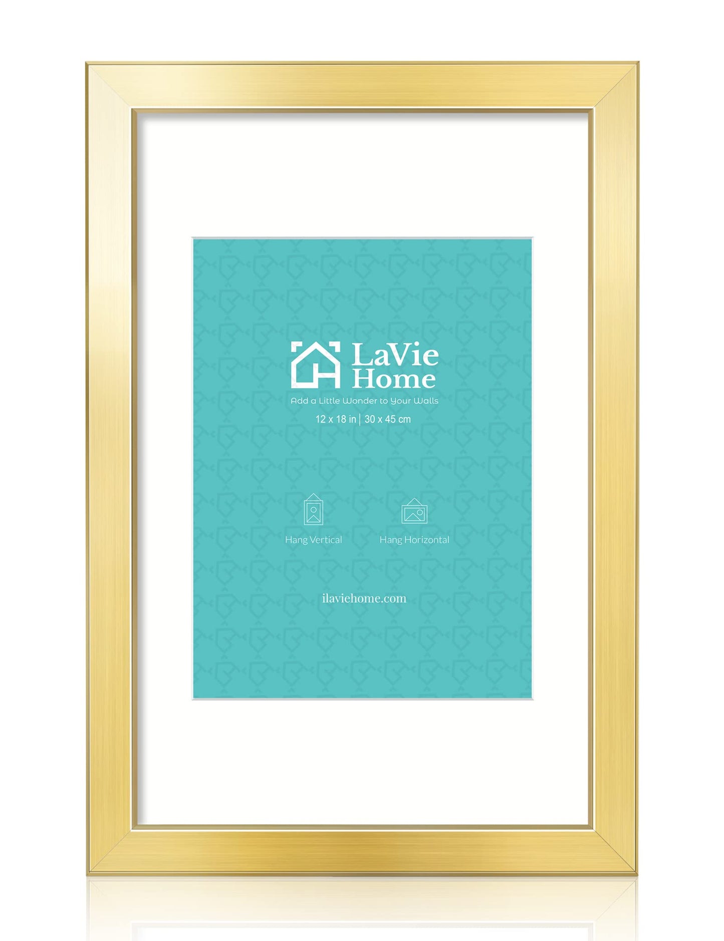 LaVie Home Picture Frame Black, Puzzles Frame for Wall Decoration, Classic Black Minimalist Style Suitable for Decorating Houses, Offices, Hotels, Puzzles Posters Photos or Artwork(1 Pack)