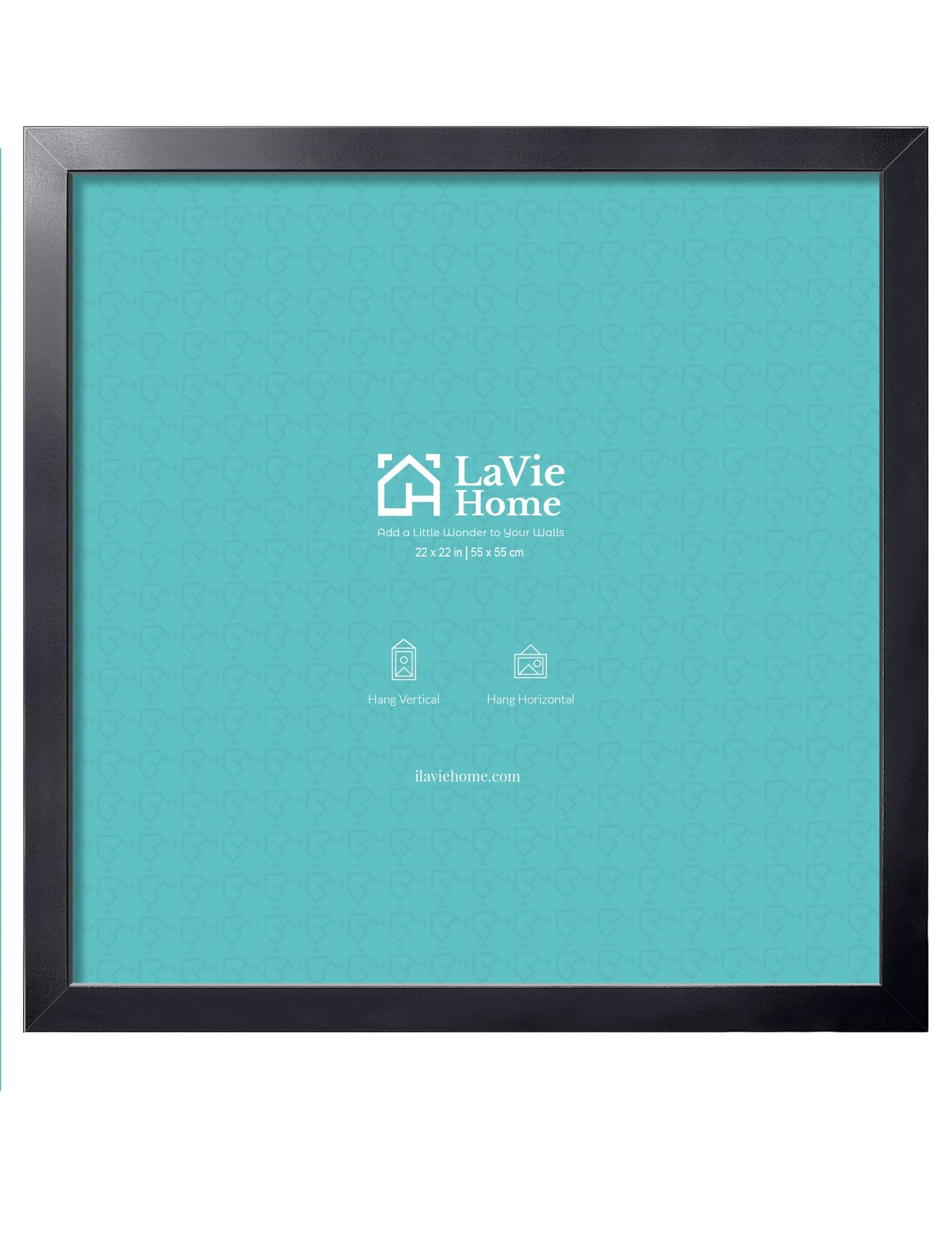 LaVie Home Picture Frame Black, Puzzles Frame for Wall Decoration, Classic Black Minimalist Style Suitable for Decorating Houses, Offices, Hotels, Puzzles Posters Photos or Artwork(1 Pack)