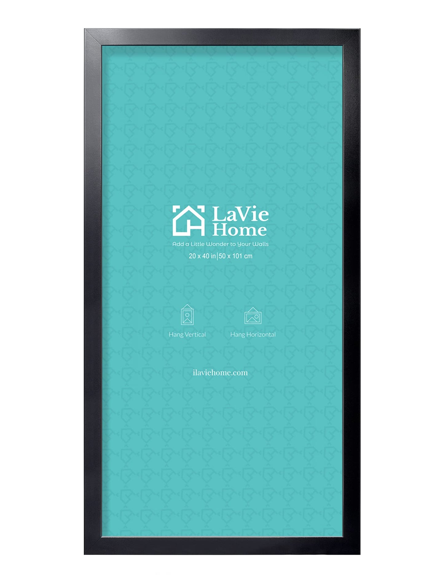 LaVie Home Picture Frame Black, Puzzles Frame for Wall Decoration, Classic Black Minimalist Style Suitable for Decorating Houses, Offices, Hotels, Puzzles Posters Photos or Artwork(1 Pack)
