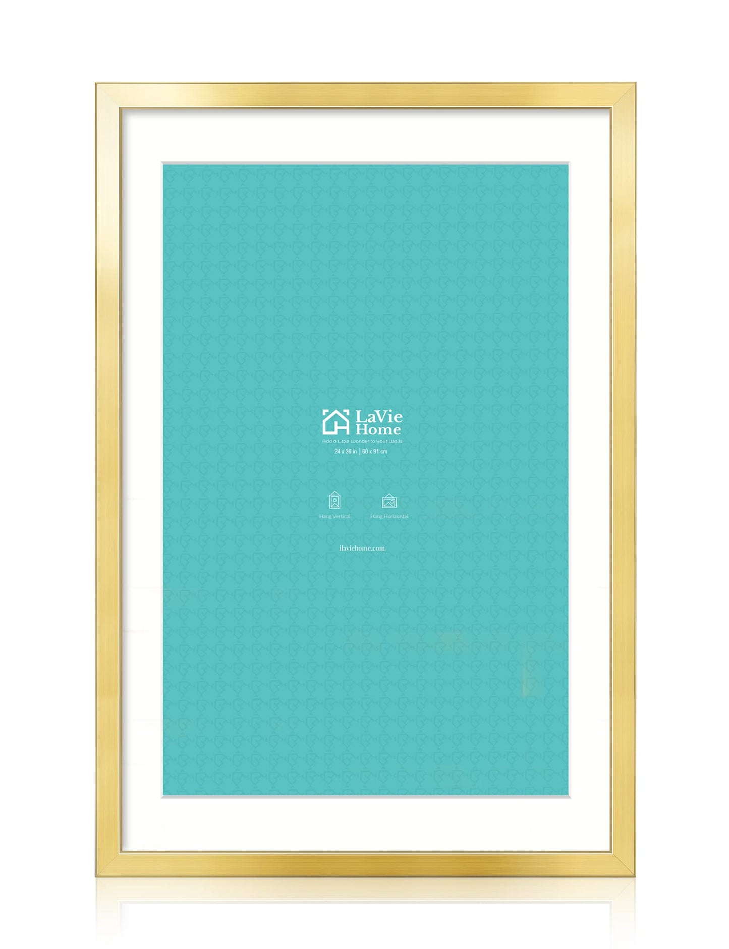 LaVie Home Picture Frame Black, Puzzles Frame for Wall Decoration, Classic Black Minimalist Style Suitable for Decorating Houses, Offices, Hotels, Puzzles Posters Photos or Artwork(1 Pack)