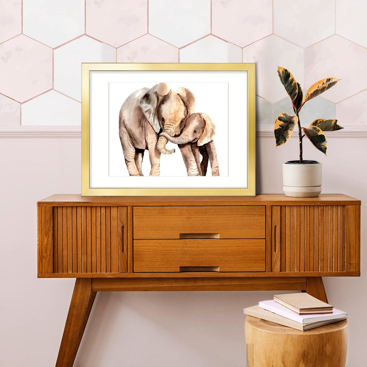 LaVie Home Picture Frame Black, Puzzles Frame for Wall Decoration, Classic Black Minimalist Style Suitable for Decorating Houses, Offices, Hotels, Puzzles Posters Photos or Artwork(1 Pack)