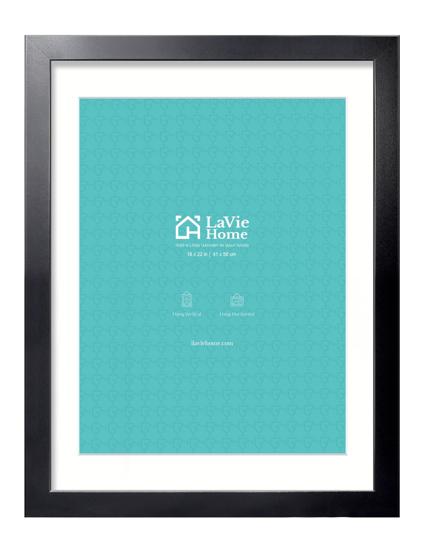 LaVie Home Picture Frame Black, Puzzles Frame for Wall Decoration, Classic Black Minimalist Style Suitable for Decorating Houses, Offices, Hotels, Puzzles Posters Photos or Artwork(1 Pack)