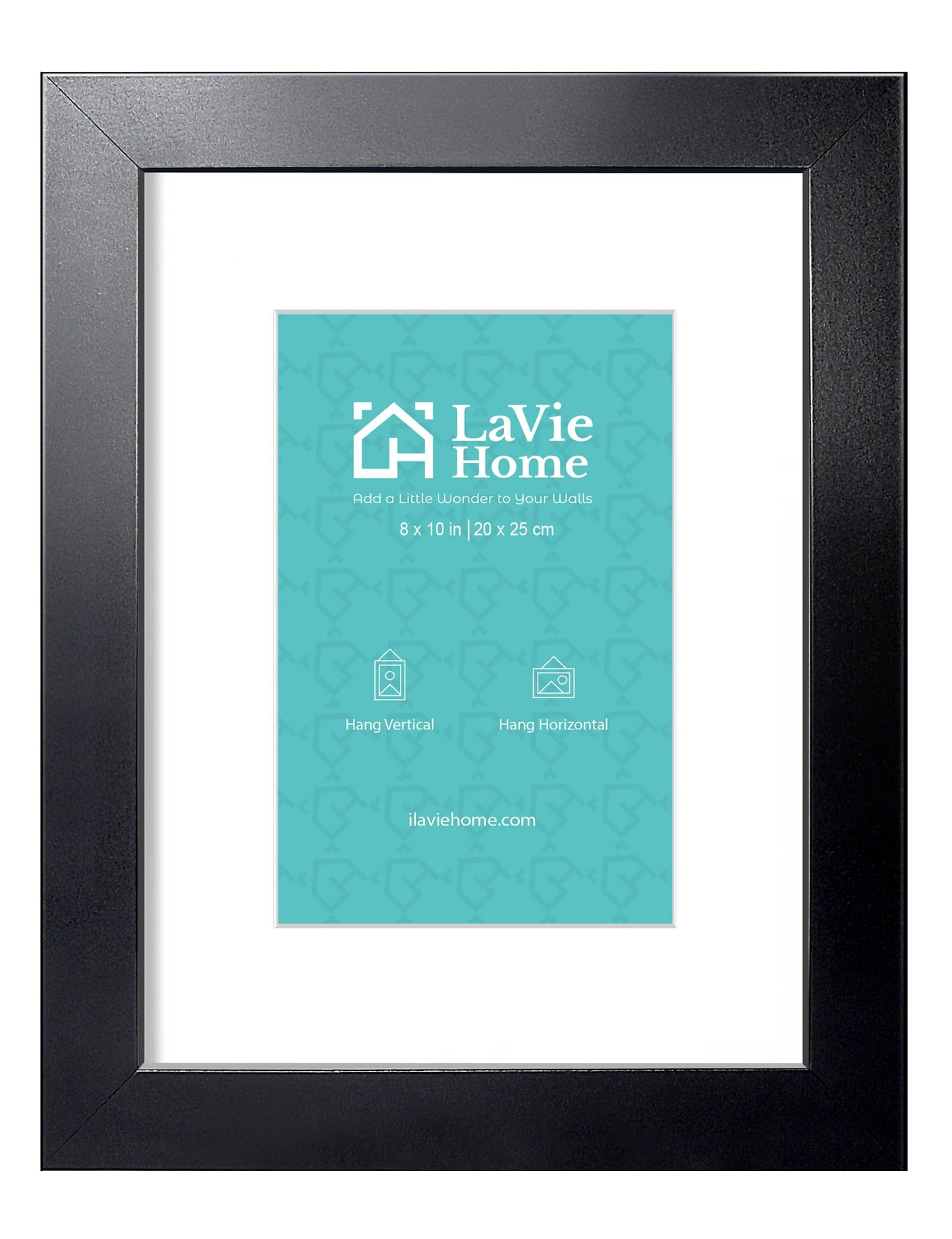 LaVie Home Picture Frame Black, Puzzles Frame for Wall Decoration, Classic Black Minimalist Style Suitable for Decorating Houses, Offices, Hotels, Puzzles Posters Photos or Artwork(1 Pack)