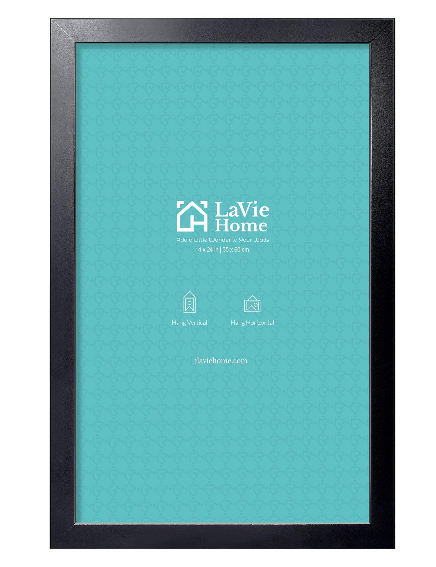 LaVie Home Picture Frame Black, Puzzles Frame for Wall Decoration, Classic Black Minimalist Style Suitable for Decorating Houses, Offices, Hotels, Puzzles Posters Photos or Artwork(1 Pack)