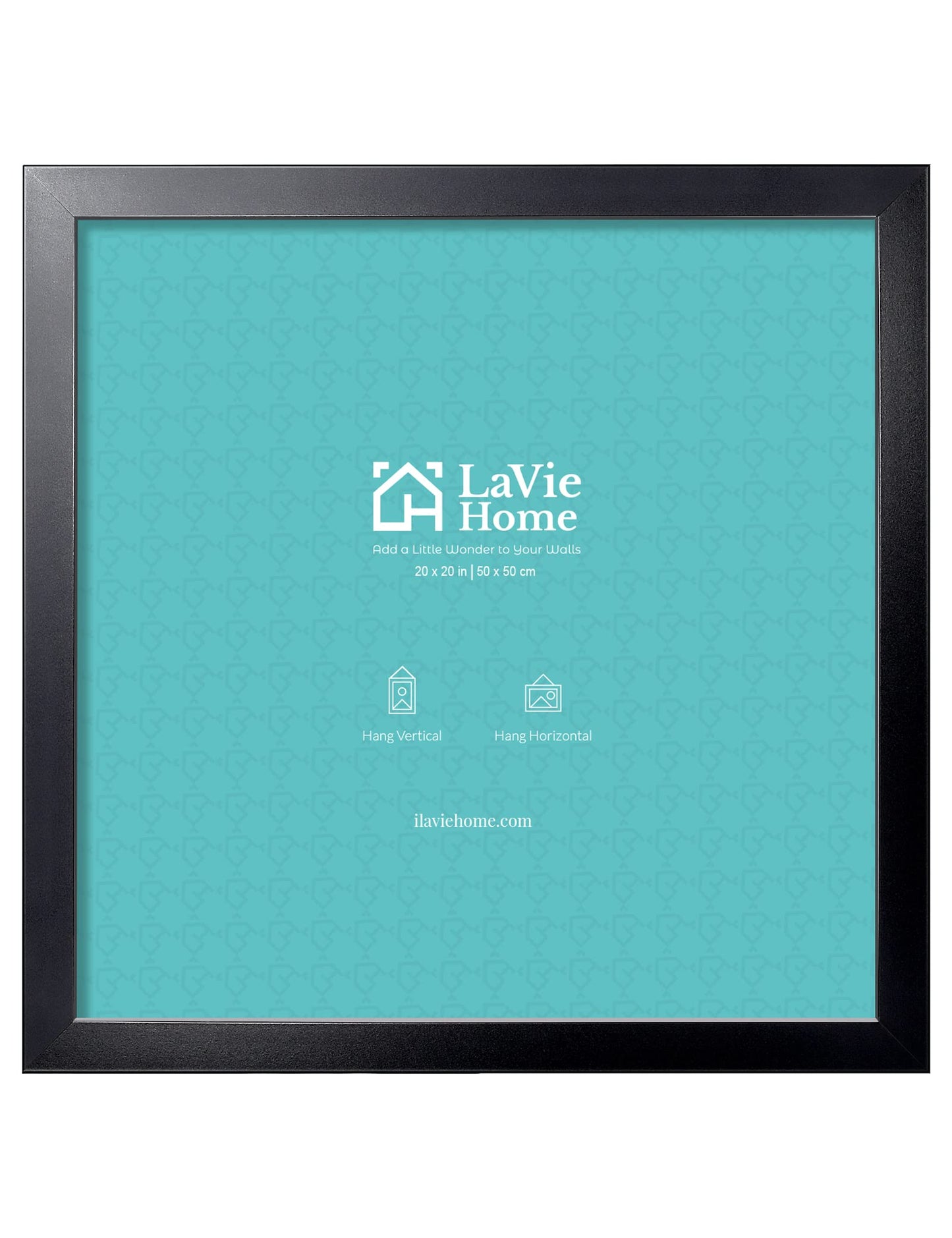 LaVie Home Picture Frame Black, Puzzles Frame for Wall Decoration, Classic Black Minimalist Style Suitable for Decorating Houses, Offices, Hotels, Puzzles Posters Photos or Artwork(1 Pack)