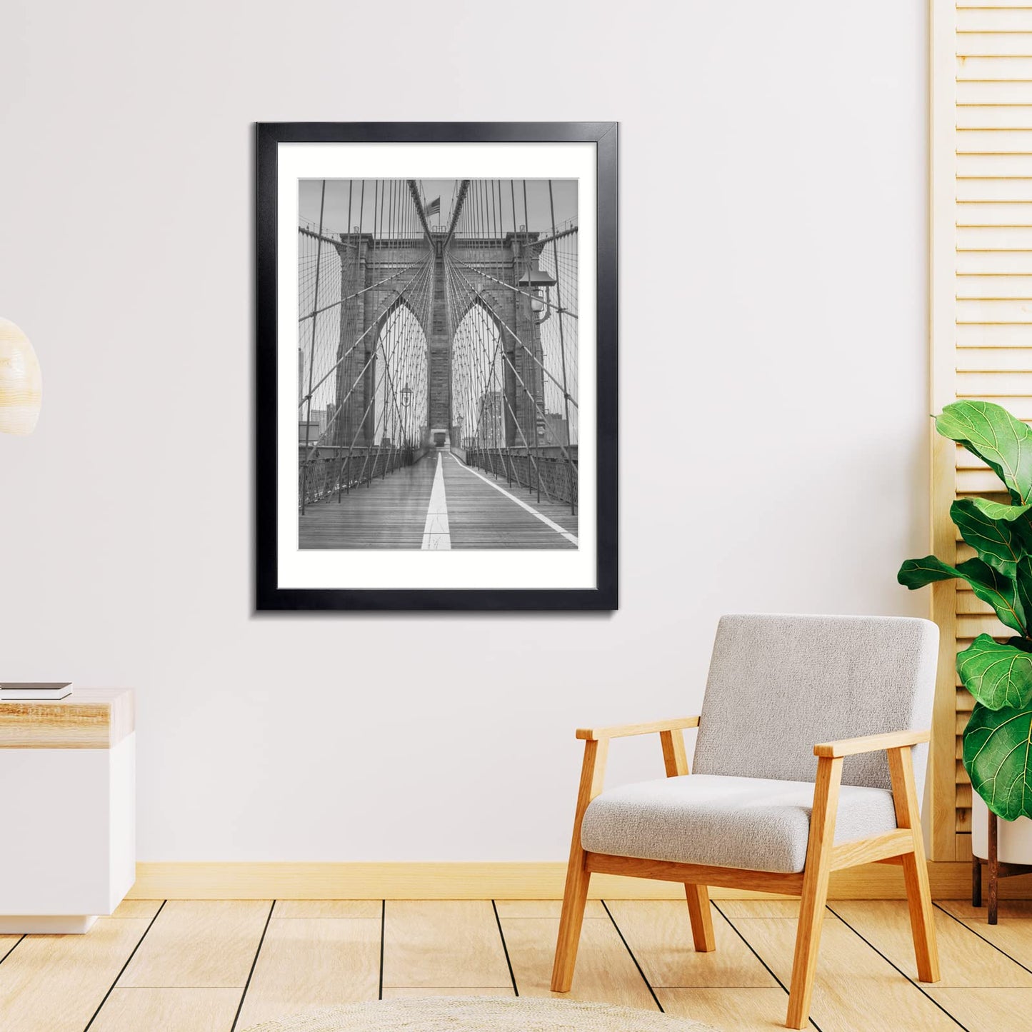 LaVie Home Picture Frame Black, Puzzles Frame for Wall Decoration, Classic Black Minimalist Style Suitable for Decorating Houses, Offices, Hotels, Puzzles Posters Photos or Artwork(1 Pack)