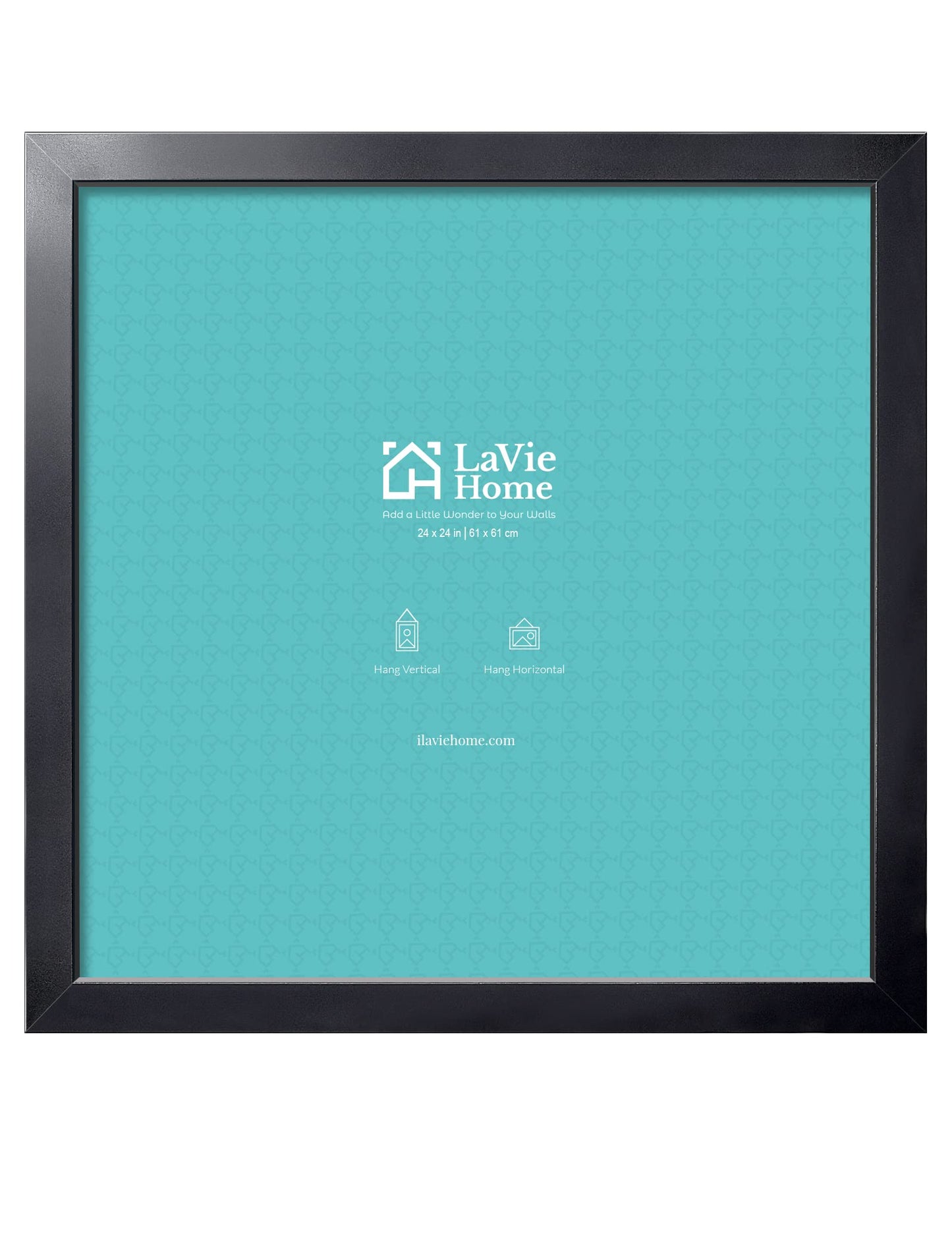LaVie Home Picture Frame Black, Puzzles Frame for Wall Decoration, Classic Black Minimalist Style Suitable for Decorating Houses, Offices, Hotels, Puzzles Posters Photos or Artwork(1 Pack)