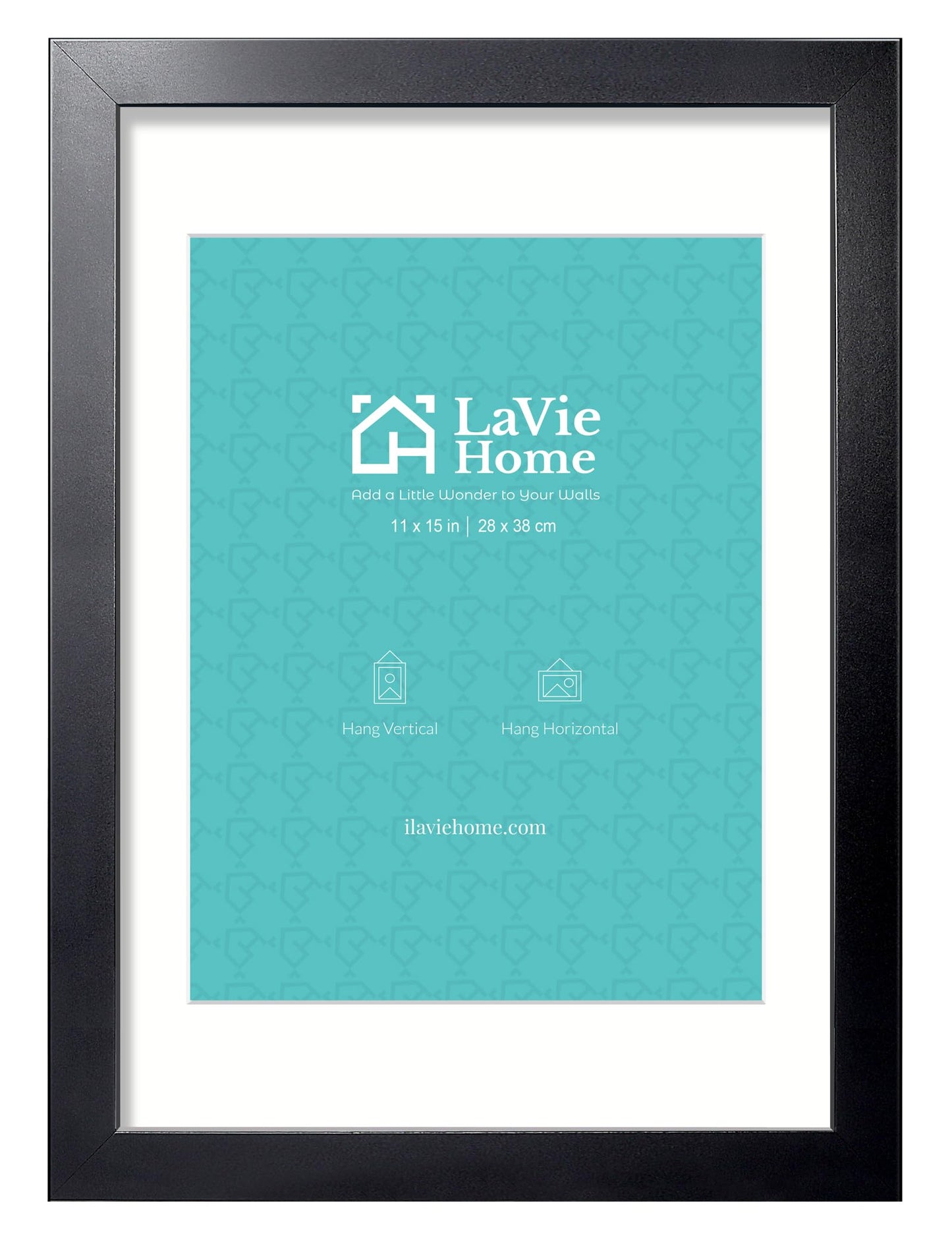 LaVie Home Picture Frame Black, Puzzles Frame for Wall Decoration, Classic Black Minimalist Style Suitable for Decorating Houses, Offices, Hotels, Puzzles Posters Photos or Artwork(1 Pack)
