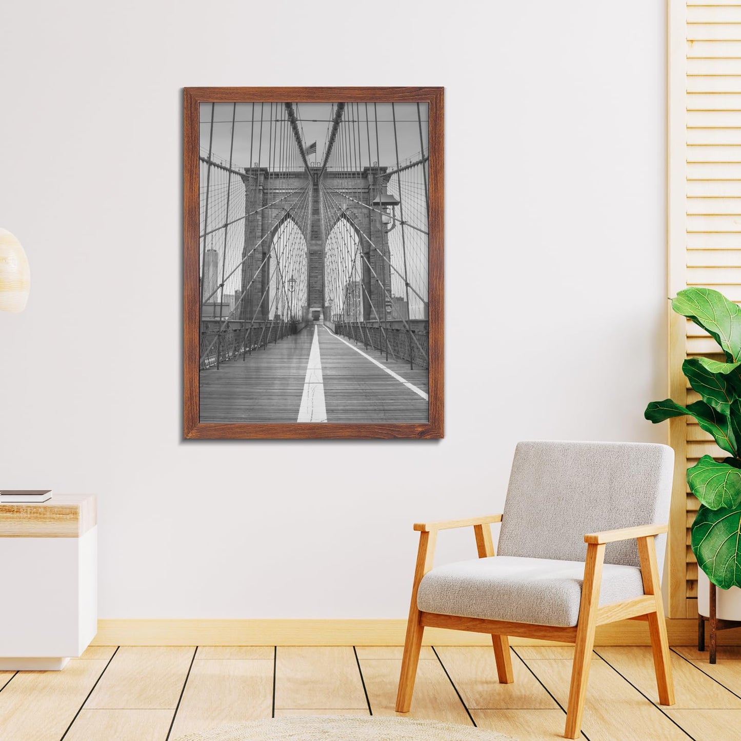 LaVie Home Picture Frame Black, Puzzles Frame for Wall Decoration, Classic Black Minimalist Style Suitable for Decorating Houses, Offices, Hotels, Puzzles Posters Photos or Artwork(1 Pack)