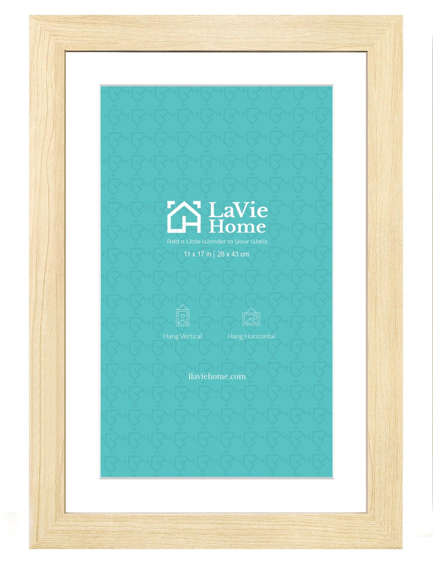 LaVie Home Picture Frame Black, Puzzles Frame for Wall Decoration, Classic Black Minimalist Style Suitable for Decorating Houses, Offices, Hotels, Puzzles Posters Photos or Artwork(1 Pack)
