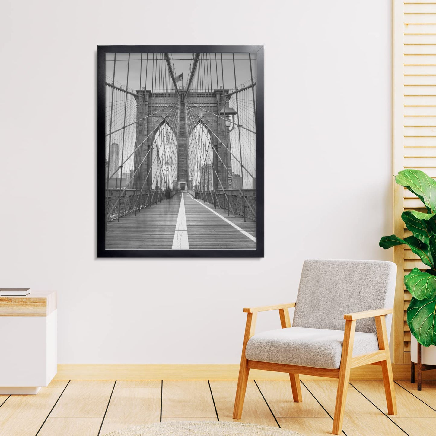 LaVie Home Picture Frame Black, Puzzles Frame for Wall Decoration, Classic Black Minimalist Style Suitable for Decorating Houses, Offices, Hotels, Puzzles Posters Photos or Artwork(1 Pack)