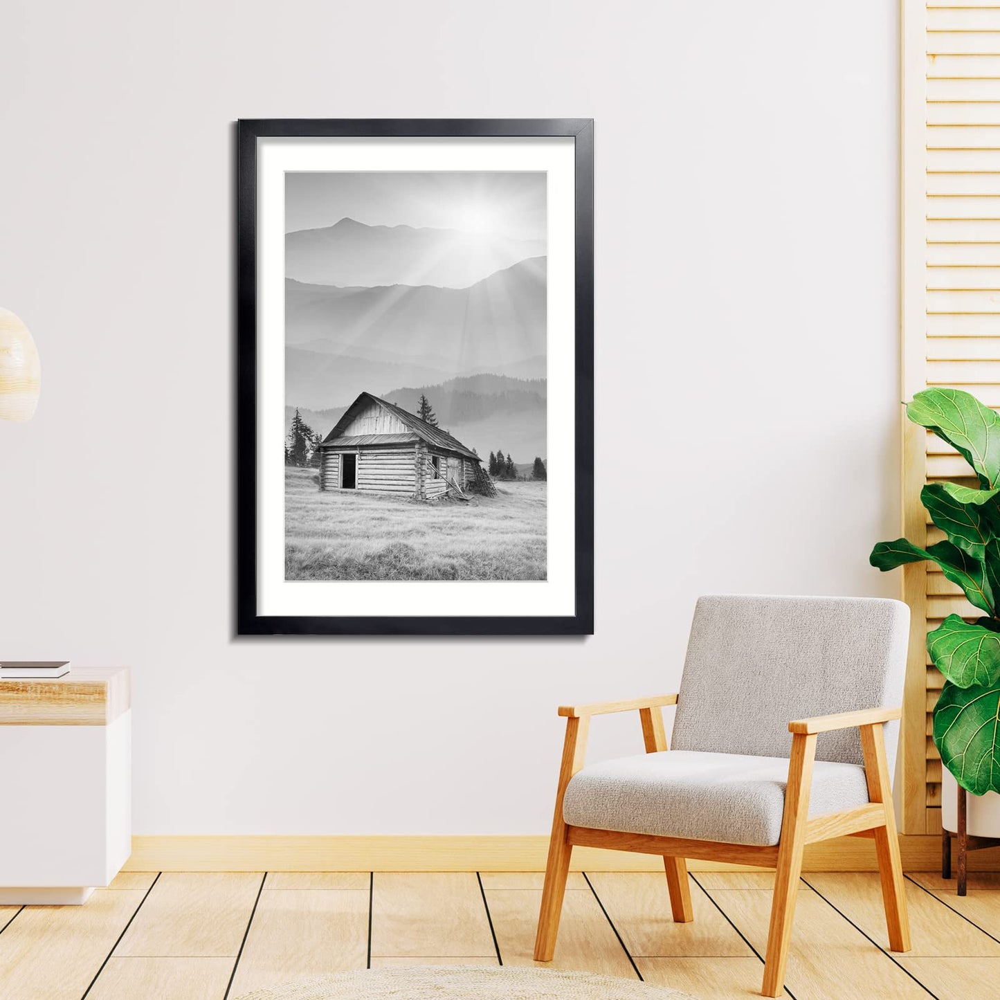 LaVie Home Picture Frame Black, Puzzles Frame for Wall Decoration, Classic Black Minimalist Style Suitable for Decorating Houses, Offices, Hotels, Puzzles Posters Photos or Artwork(1 Pack)