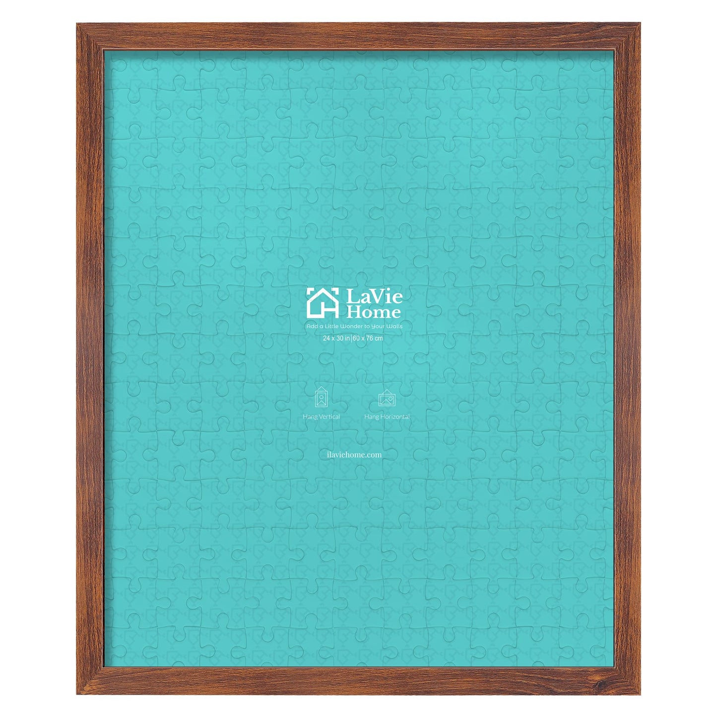 LaVie Home Picture Frame Black, Puzzles Frame for Wall Decoration, Classic Black Minimalist Style Suitable for Decorating Houses, Offices, Hotels, Puzzles Posters Photos or Artwork(1 Pack)
