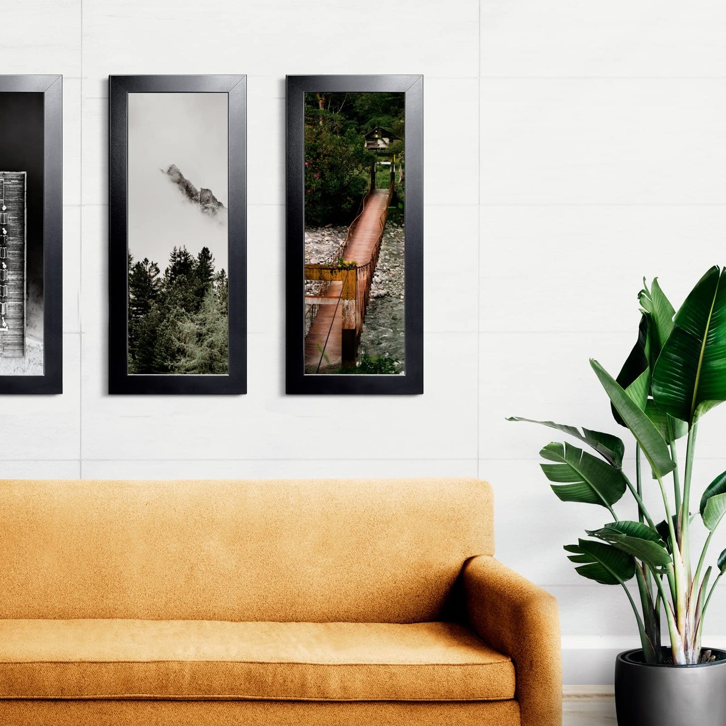 LaVie Home Picture Frame Black, Puzzles Frame for Wall Decoration, Classic Black Minimalist Style Suitable for Decorating Houses, Offices, Hotels, Puzzles Posters Photos or Artwork(1 Pack)