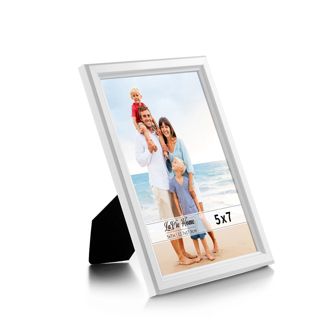 LaVie Home 4x6 Picture Frames (2 Pack, White) Simple Designed Photo Fr