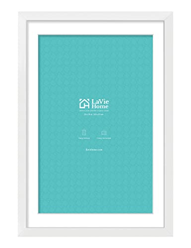 LaVie Home Picture Frame Black, Puzzles Frame for Wall Decoration, Classic Black Minimalist Style Suitable for Decorating Houses, Offices, Hotels, Puzzles Posters Photos or Artwork（1 Pack）