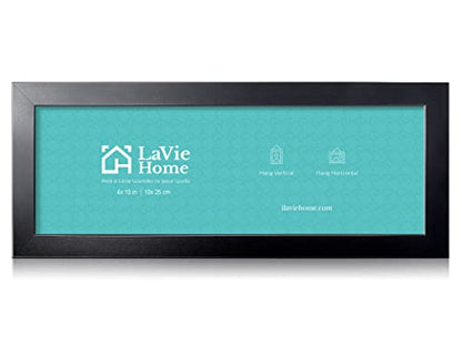 LaVie Home Picture Frame Black, Puzzles Frame for Wall Decoration, Classic Black Minimalist Style Suitable for Decorating Houses, Offices, Hotels, Puzzles Posters Photos or Artwork（1 Pack）