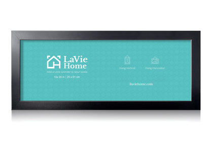 LaVie Home Picture Frame Black, Puzzles Frame for Wall Decoration, Classic Black Minimalist Style Suitable for Decorating Houses, Offices, Hotels, Puzzles Posters Photos or Artwork（1 Pack）