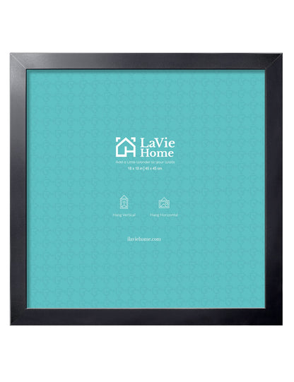 LaVie Home Picture Frame Black, Puzzles Frame for Wall Decoration, Classic Black Minimalist Style Suitable for Decorating Houses, Offices, Hotels, Puzzles Posters Photos or Artwork（1 Pack）