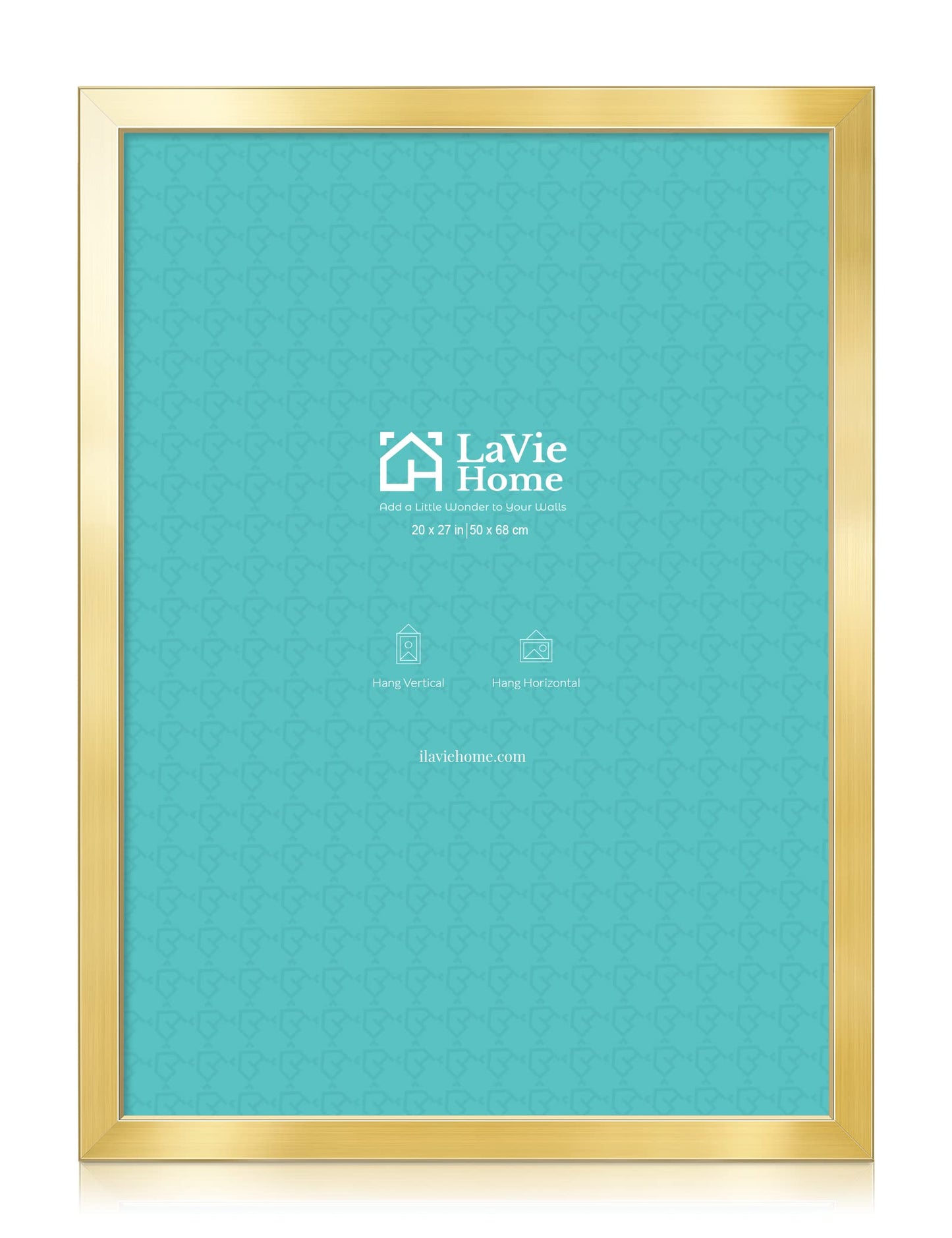 LaVie Home Picture Frame Black, Puzzles Frame for Wall Decoration, Classic Black Minimalist Style Suitable for Decorating Houses, Offices, Hotels, Puzzles Posters Photos or Artwork（1 Pack）