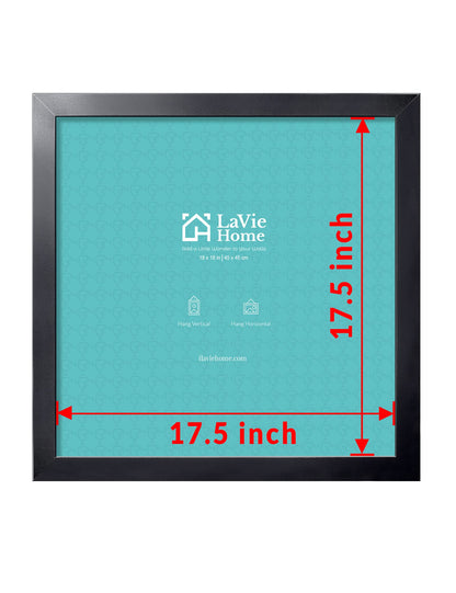 LaVie Home Picture Frame Black, Puzzles Frame for Wall Decoration, Classic Black Minimalist Style Suitable for Decorating Houses, Offices, Hotels, Puzzles Posters Photos or Artwork（1 Pack）