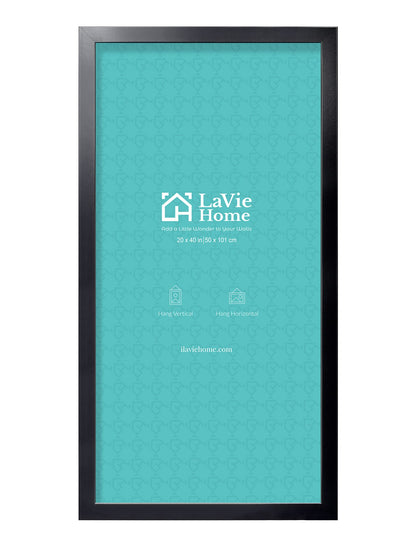 LaVie Home Picture Frame Black, Puzzles Frame for Wall Decoration, Classic Black Minimalist Style Suitable for Decorating Houses, Offices, Hotels, Puzzles Posters Photos or Artwork（1 Pack）