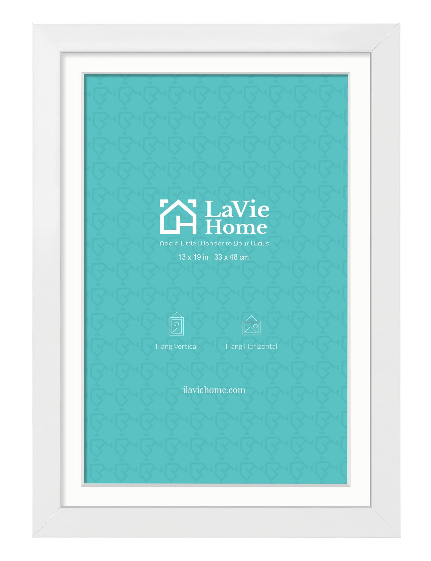 LaVie Home Picture Frame Black, Puzzles Frame for Wall Decoration, Classic Black Minimalist Style Suitable for Decorating Houses, Offices, Hotels, Puzzles Posters Photos or Artwork（1 Pack）