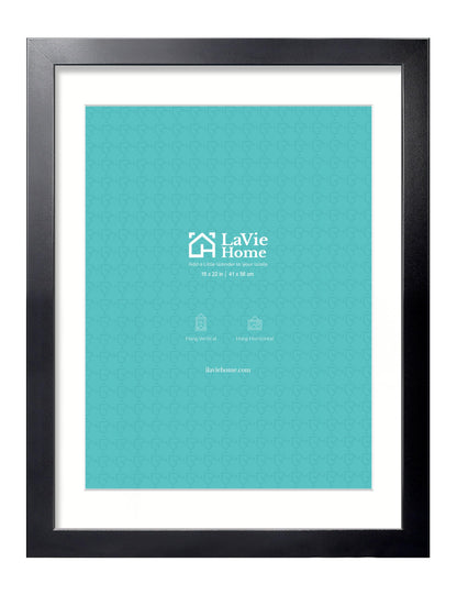 LaVie Home Picture Frame Black, Puzzles Frame for Wall Decoration, Classic Black Minimalist Style Suitable for Decorating Houses, Offices, Hotels, Puzzles Posters Photos or Artwork（1 Pack）