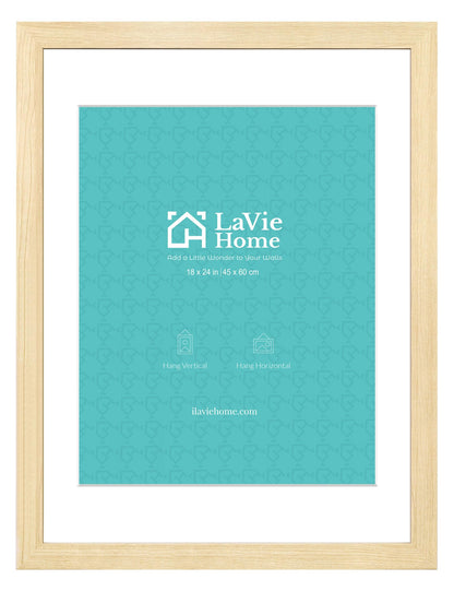 LaVie Home Picture Frame Black, Puzzles Frame for Wall Decoration, Classic Black Minimalist Style Suitable for Decorating Houses, Offices, Hotels, Puzzles Posters Photos or Artwork（1 Pack）