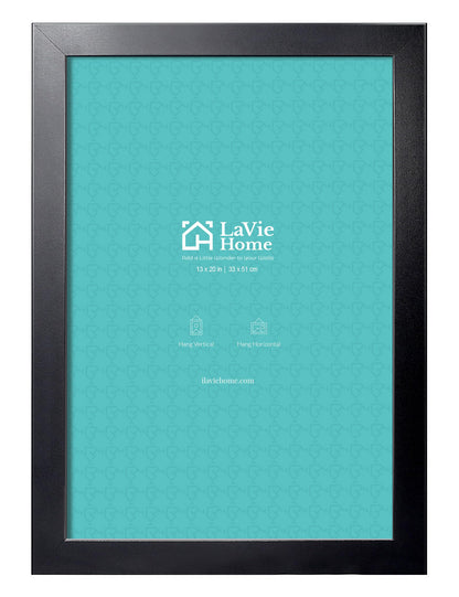 LaVie Home Picture Frame Black, Puzzles Frame for Wall Decoration, Classic Black Minimalist Style Suitable for Decorating Houses, Offices, Hotels, Puzzles Posters Photos or Artwork（1 Pack）