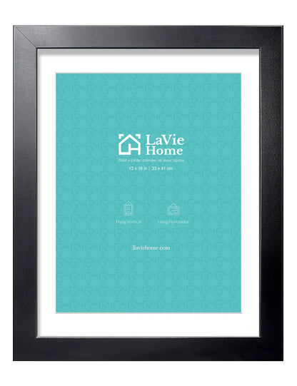 LaVie Home Picture Frame Black, Puzzles Frame for Wall Decoration, Classic Black Minimalist Style Suitable for Decorating Houses, Offices, Hotels, Puzzles Posters Photos or Artwork（1 Pack）