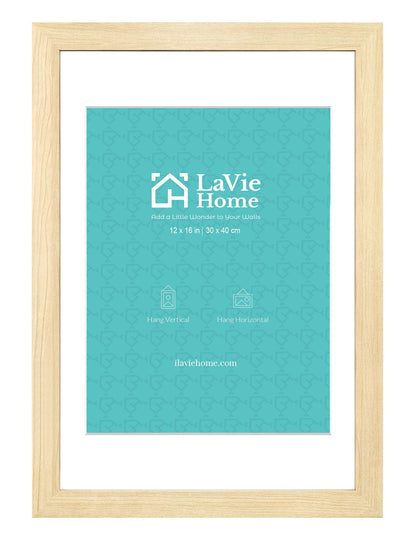 LaVie Home Picture Frame Black, Puzzles Frame for Wall Decoration, Classic Black Minimalist Style Suitable for Decorating Houses, Offices, Hotels, Puzzles Posters Photos or Artwork（1 Pack）