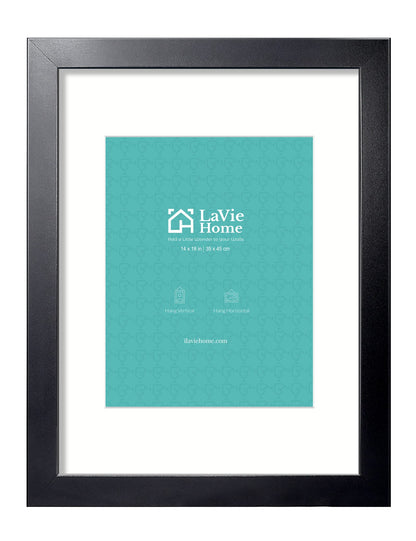 LaVie Home Picture Frame Black, Puzzles Frame for Wall Decoration, Classic Black Minimalist Style Suitable for Decorating Houses, Offices, Hotels, Puzzles Posters Photos or Artwork（1 Pack）