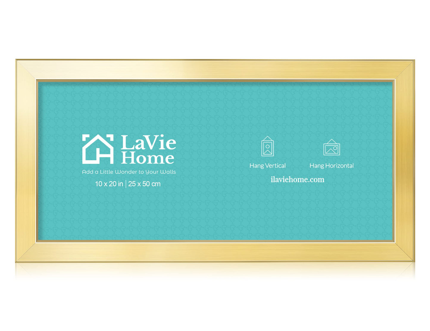 LaVie Home Picture Frame Black, Puzzles Frame for Wall Decoration, Classic Black Minimalist Style Suitable for Decorating Houses, Offices, Hotels, Puzzles Posters Photos or Artwork（1 Pack）