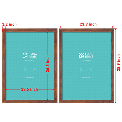 LaVie Home Picture Frame Black, Puzzles Frame for Wall Decoration, Classic Black Minimalist Style Suitable for Decorating Houses, Offices, Hotels, Puzzles Posters Photos or Artwork（1 Pack）