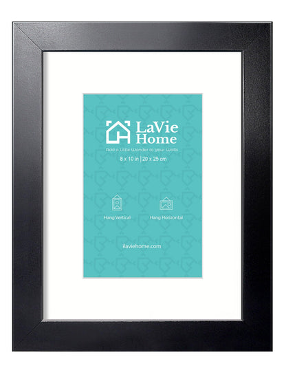 LaVie Home Picture Frame Black, Puzzles Frame for Wall Decoration, Classic Black Minimalist Style Suitable for Decorating Houses, Offices, Hotels, Puzzles Posters Photos or Artwork（1 Pack）