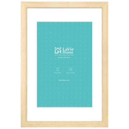 LaVie Home Picture Frame Black, Puzzles Frame for Wall Decoration, Classic Black Minimalist Style Suitable for Decorating Houses, Offices, Hotels, Puzzles Posters Photos or Artwork（1 Pack）