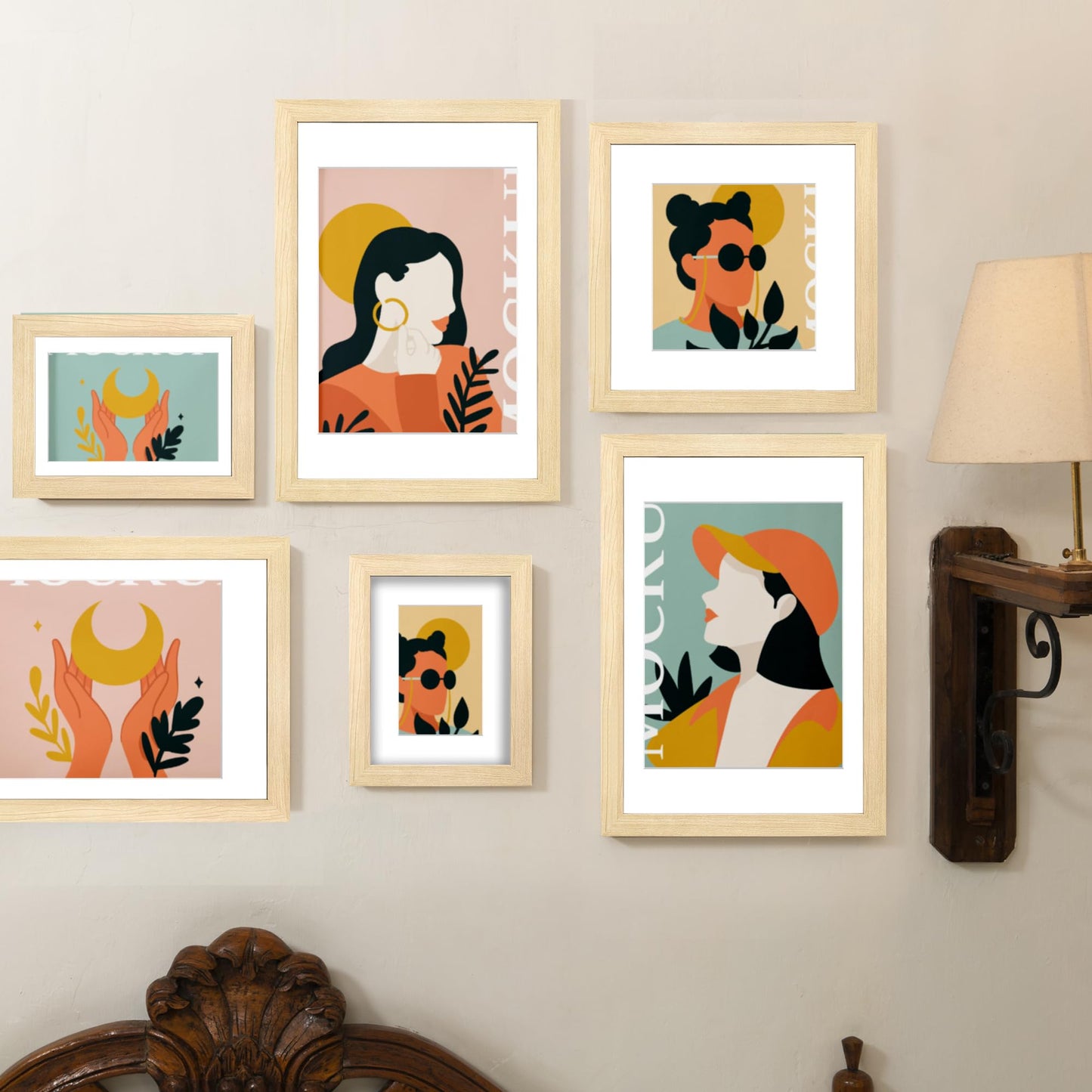 LaVie Home Picture Frame Black, Puzzles Frame for Wall Decoration, Classic Black Minimalist Style Suitable for Decorating Houses, Offices, Hotels, Puzzles Posters Photos or Artwork（1 Pack）