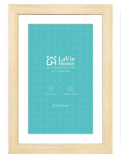 LaVie Home Picture Frame Black, Puzzles Frame for Wall Decoration, Classic Black Minimalist Style Suitable for Decorating Houses, Offices, Hotels, Puzzles Posters Photos or Artwork（1 Pack）