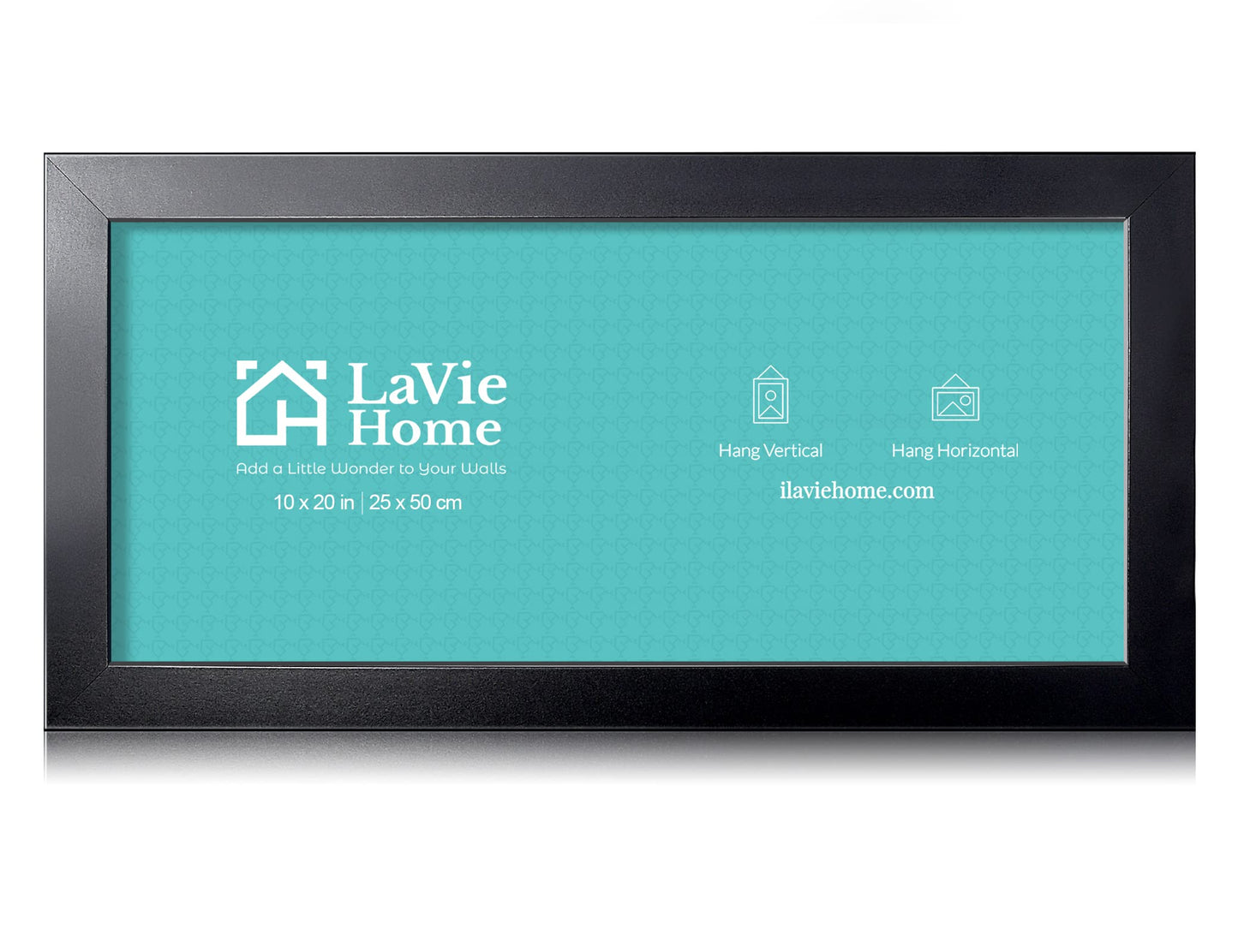 LaVie Home Picture Frame Black, Puzzles Frame for Wall Decoration, Classic Black Minimalist Style Suitable for Decorating Houses, Offices, Hotels, Puzzles Posters Photos or Artwork（1 Pack）