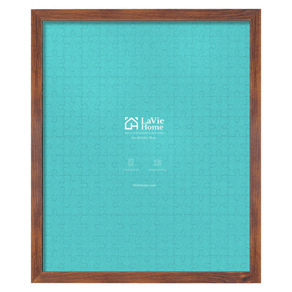 LaVie Home Picture Frame Black, Puzzles Frame for Wall Decoration, Classic Black Minimalist Style Suitable for Decorating Houses, Offices, Hotels, Puzzles Posters Photos or Artwork（1 Pack）