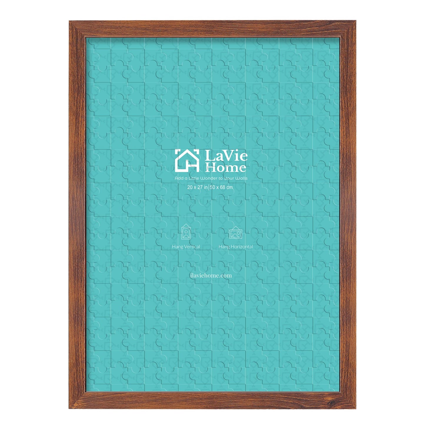 LaVie Home Picture Frame Black, Puzzles Frame for Wall Decoration, Classic Black Minimalist Style Suitable for Decorating Houses, Offices, Hotels, Puzzles Posters Photos or Artwork（1 Pack）