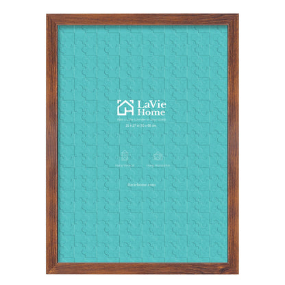 LaVie Home Picture Frame Black, Puzzles Frame for Wall Decoration, Classic Black Minimalist Style Suitable for Decorating Houses, Offices, Hotels, Puzzles Posters Photos or Artwork（1 Pack）